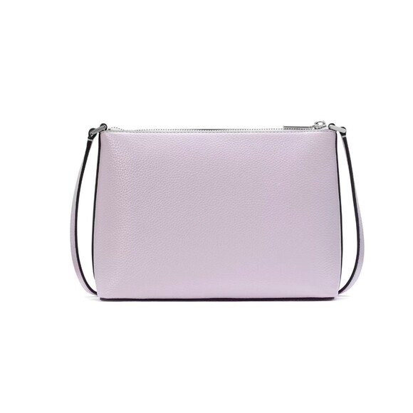New Kate Spade Leila Crossbody Pebble Leather Violet Mist - Picture 5 of 5